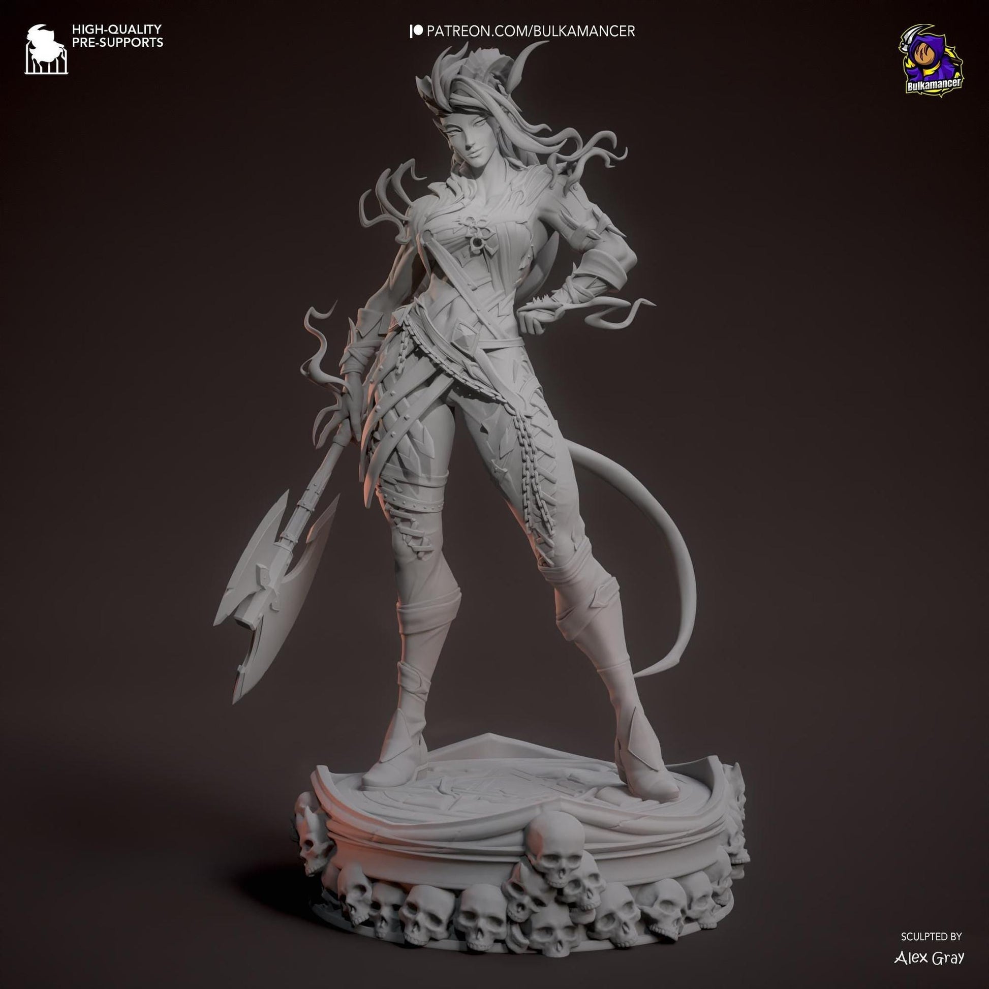 Teddy Bear of Hell, Stylized Version | Resin Garage Kit Sculpture Anime Video Game Fan Art Statue | Bulkamancer Sculpts