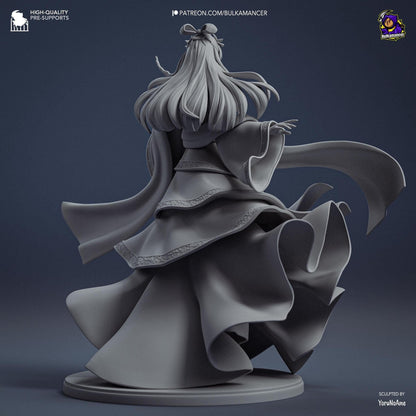 Moon Fairy | Resin Garage Kit Sculpture Anime Video Game Fan Art Statue | Bulkamancer Sculpts