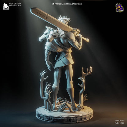 Underworld Prince | Resin Garage Kit Sculpture Anime Video Game Fan Art Statue | Bulkamancer Sculpts