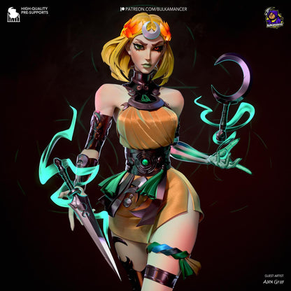 Underworld Princess | Resin Garage Kit Sculpture Anime Video Game Fan Art Statue | Bulkamancer Sculpts