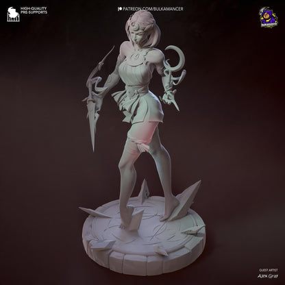 Underworld Princess | Resin Garage Kit Sculpture Anime Video Game Fan Art Statue | Bulkamancer Sculpts