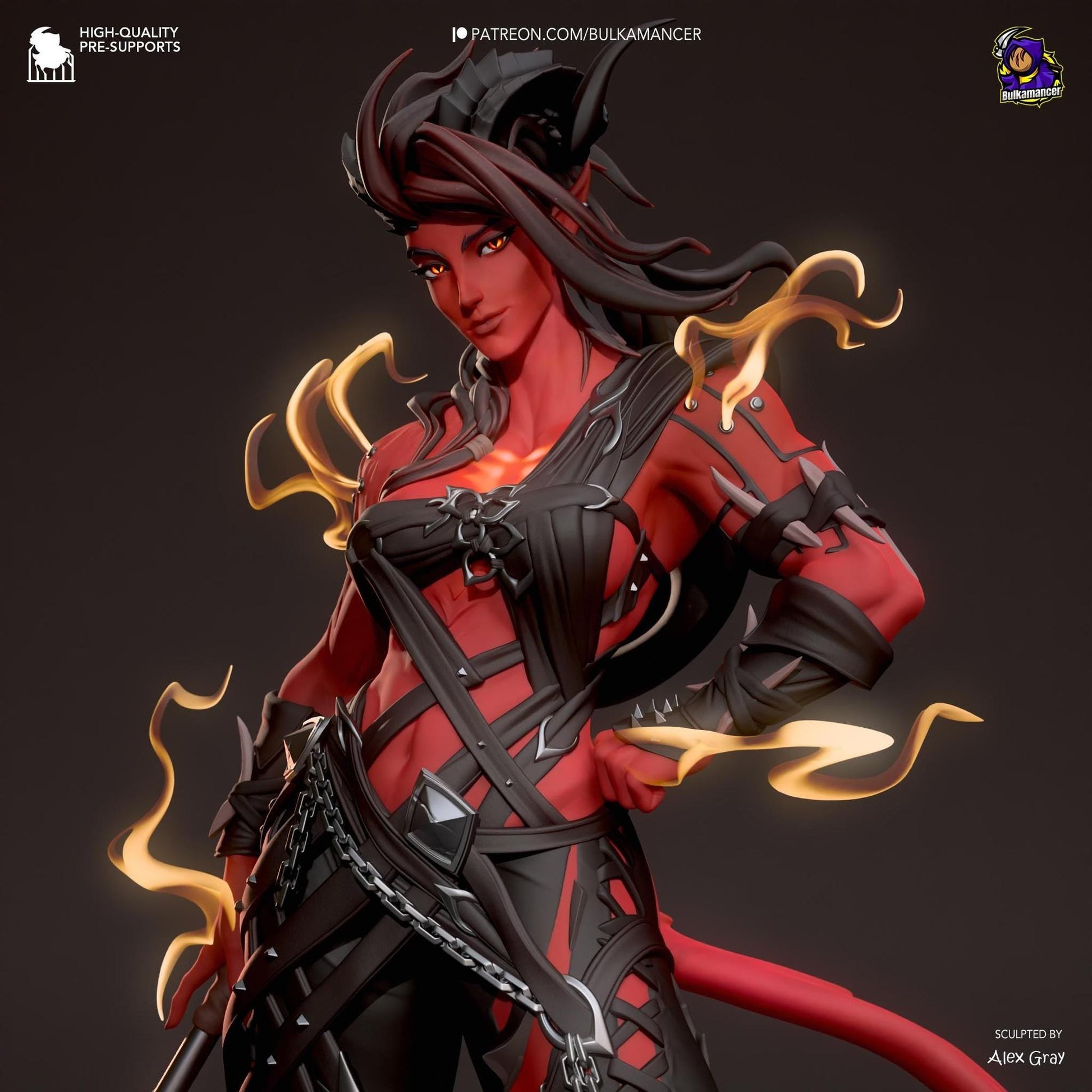 Teddy Bear of Hell, Stylized Version | Resin Garage Kit Sculpture Anime Video Game Fan Art Statue | Bulkamancer Sculpts