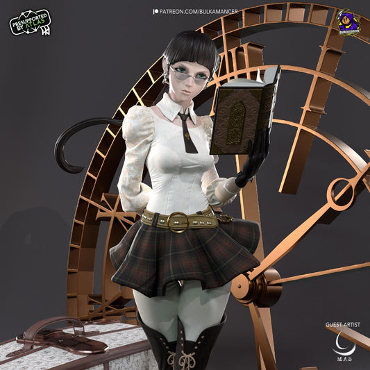 Observer of Timelines | Resin Garage Kit Sculpture Anime Video Game Fan Art Statue | Bulkamancer Sculpts