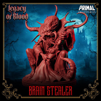 Evil Creature, Brain Stealer | Legacy of Blood | Tabletop Scale | TTRPG D&D Miniature | Primal Collectibles