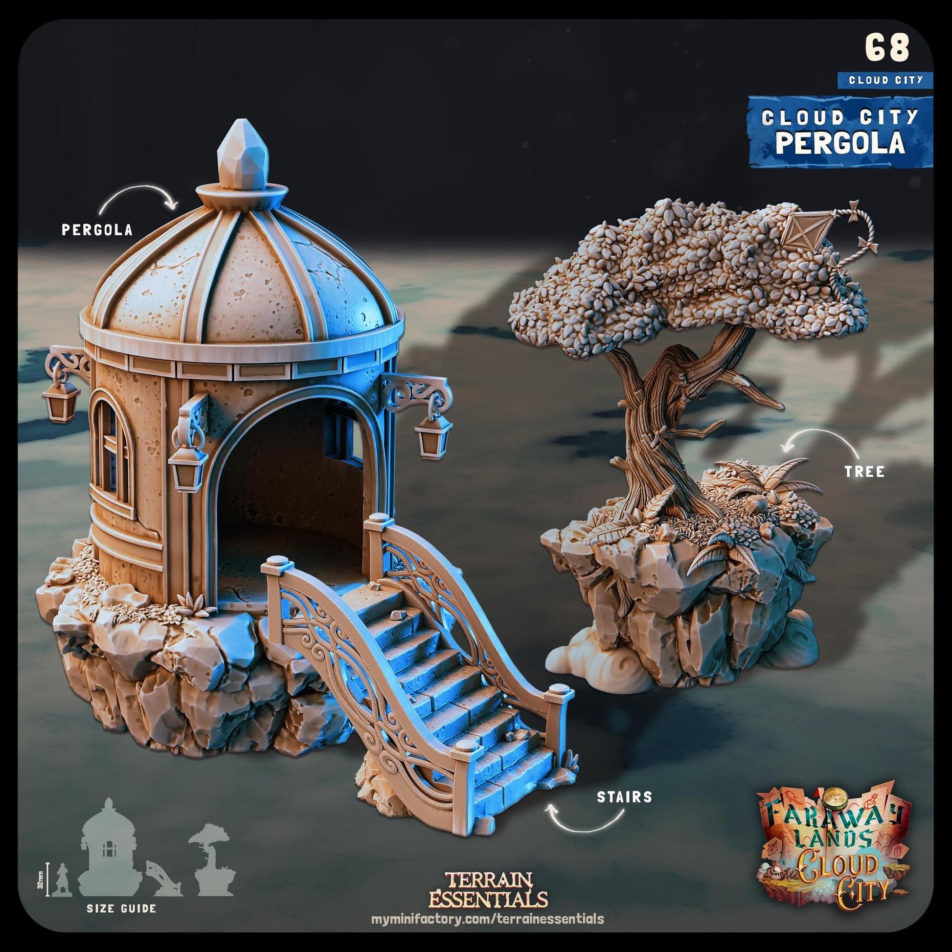 Cloud City | D&D Scatter Miniature | Terrain Essentials