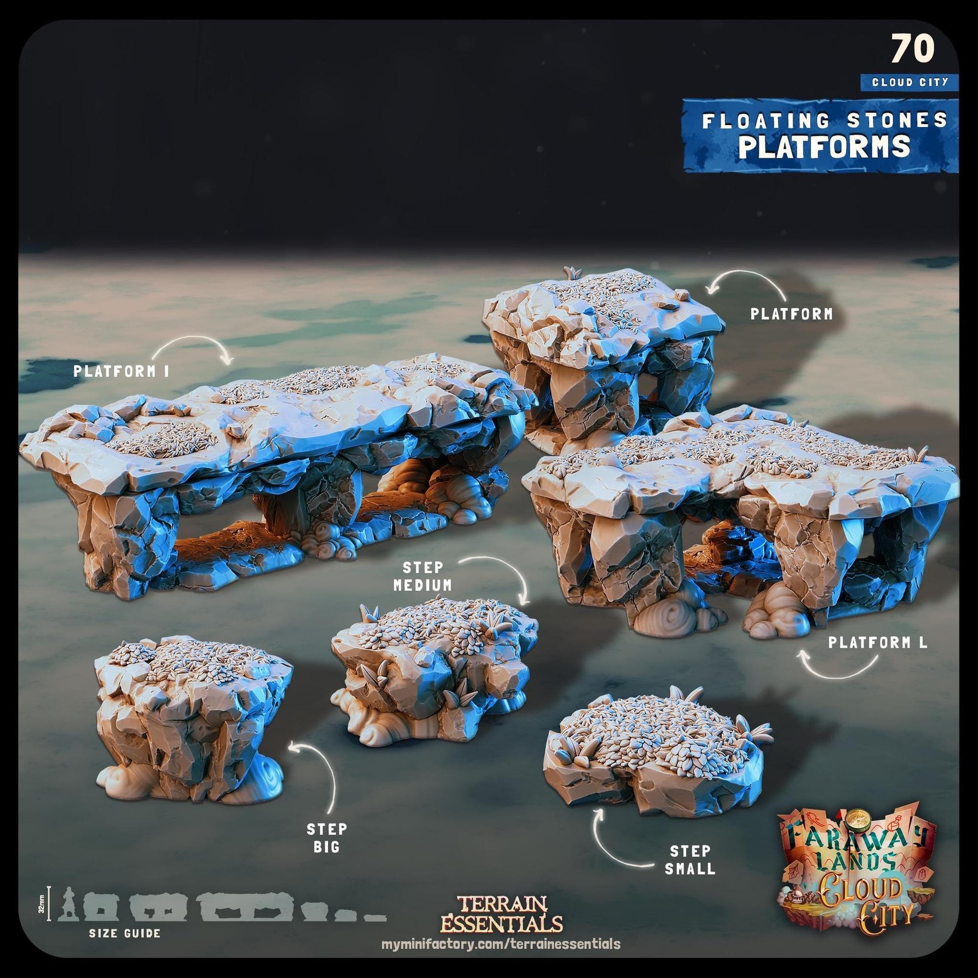 Cloud City | D&D Scatter Miniature | Terrain Essentials
