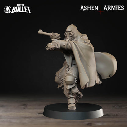 Sanctified Legion, Sniper Priest (Pistols) | TABLETOP SCALE | D&D Pathfinder TTRPG Miniature | Bite the Bullet