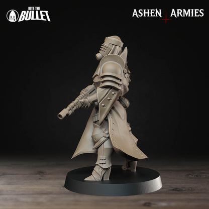 Sanctified Legion, Sniper Priest (Rifle) | TABLETOP SCALE | D&D Pathfinder TTRPG Miniature | Bite the Bullet