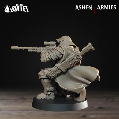 Sanctified Legion, Shocktroopers | TABLETOP SCALE | D&D Pathfinder TTRPG Miniature | Bite the Bullet