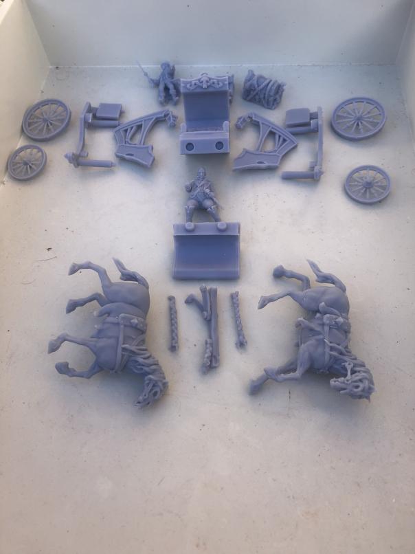 Tarot - The Chariot, Undead, Spooky, Halloween | D&D Gaming Miniature | Great Grimoire