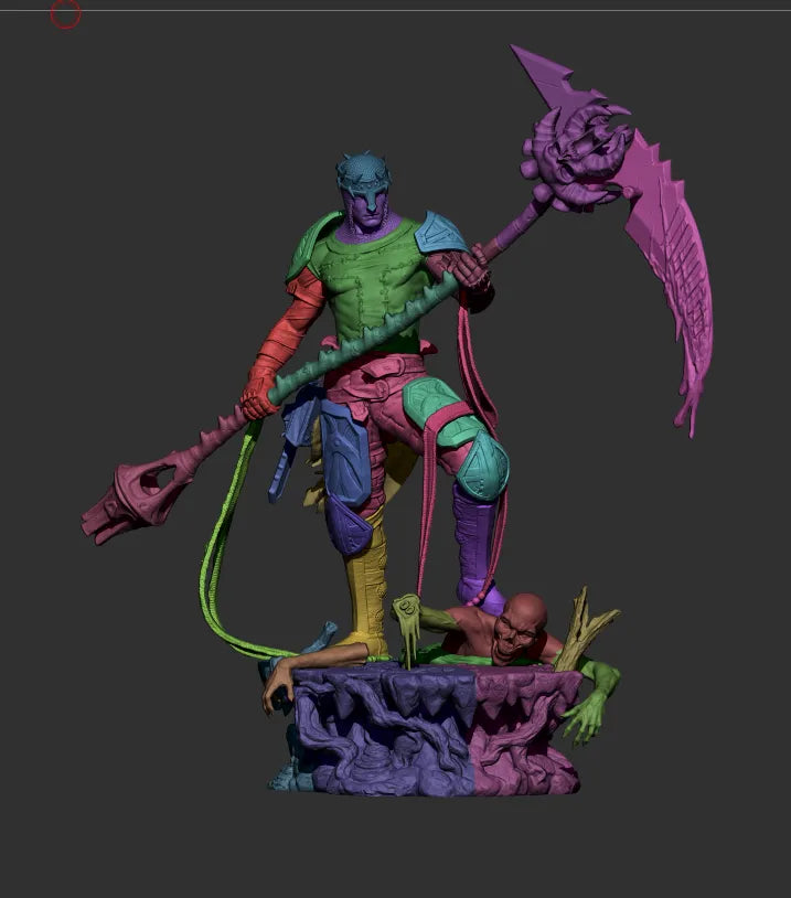 1:12 Hellbound Crusader | 3D Printed Resin Garage Kit Figure | CA 3D Studios