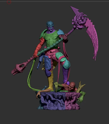 1:12 Hellbound Crusader | 3D Printed Resin Garage Kit Figure | CA 3D Studios