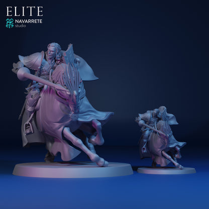 Imrael Elite tabletop gaming miniature by Tattles Told 3D, featuring detailed design on a small scale for gaming setups.