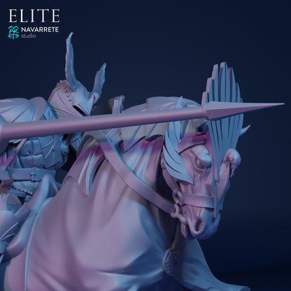 Imrael Elite tabletop gaming miniature by Tattles Told 3D, featuring detailed Navarrete Studio design on a scenic base.