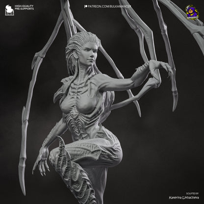Infested Queen | Resin Garage Kit Figure | Bulkamancer Sculpts