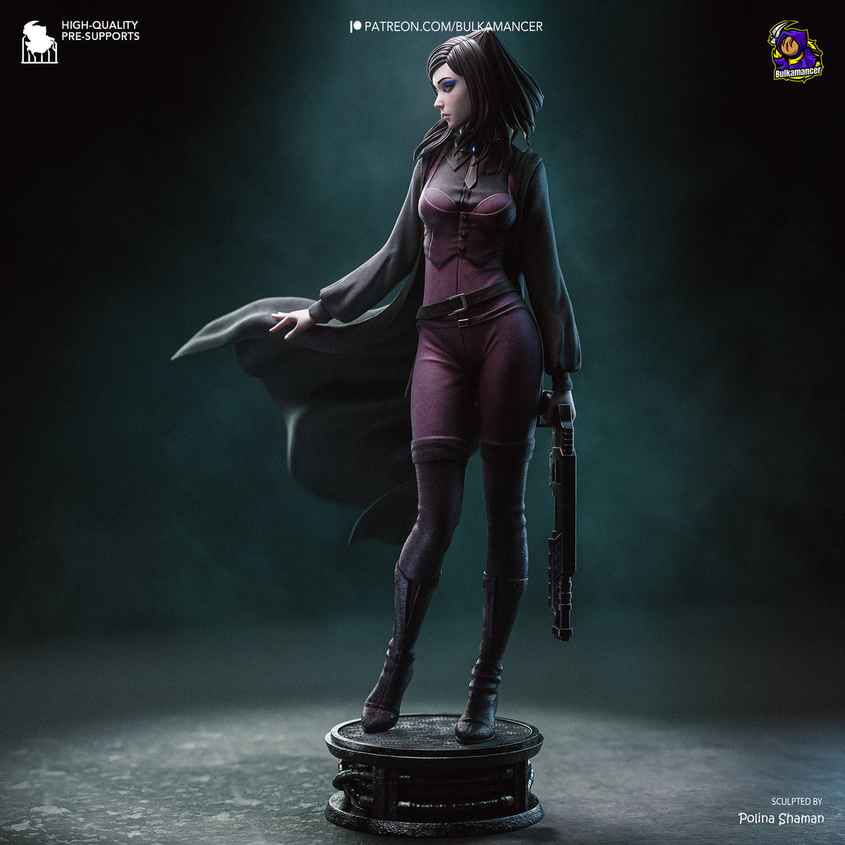 Intelligence Bureau Investigator | Resin Garage Kit Figure | Bulkamancer Sculpts