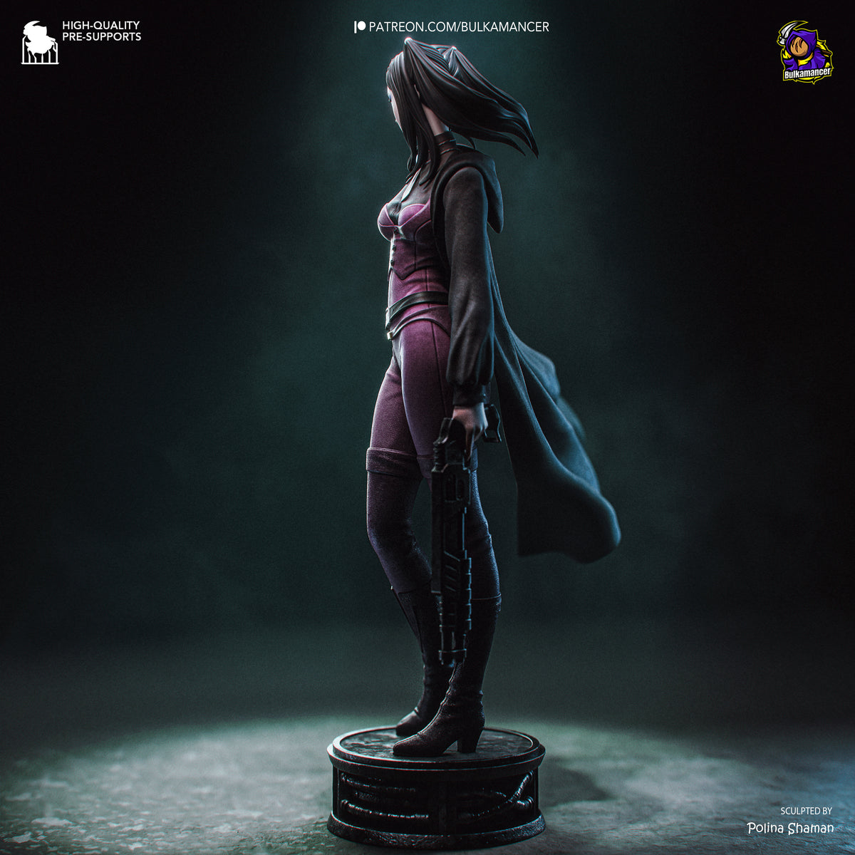 Intelligence Bureau Investigator | Resin Garage Kit Figure | Bulkamancer Sculpts