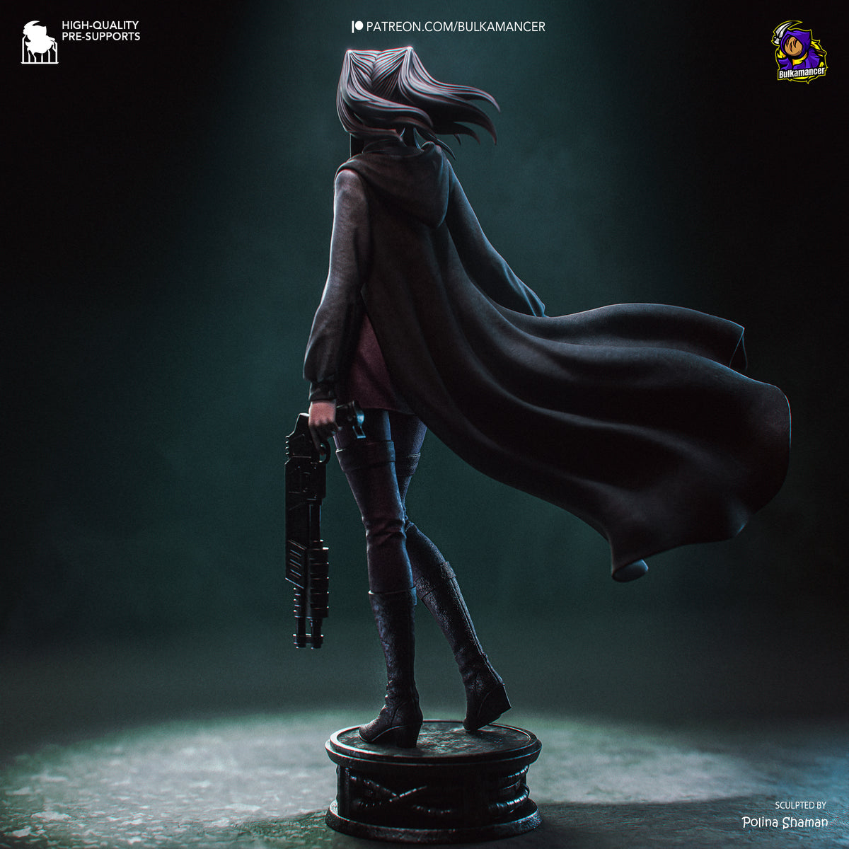 Intelligence Bureau Investigator | Resin Garage Kit Figure | Bulkamancer Sculpts