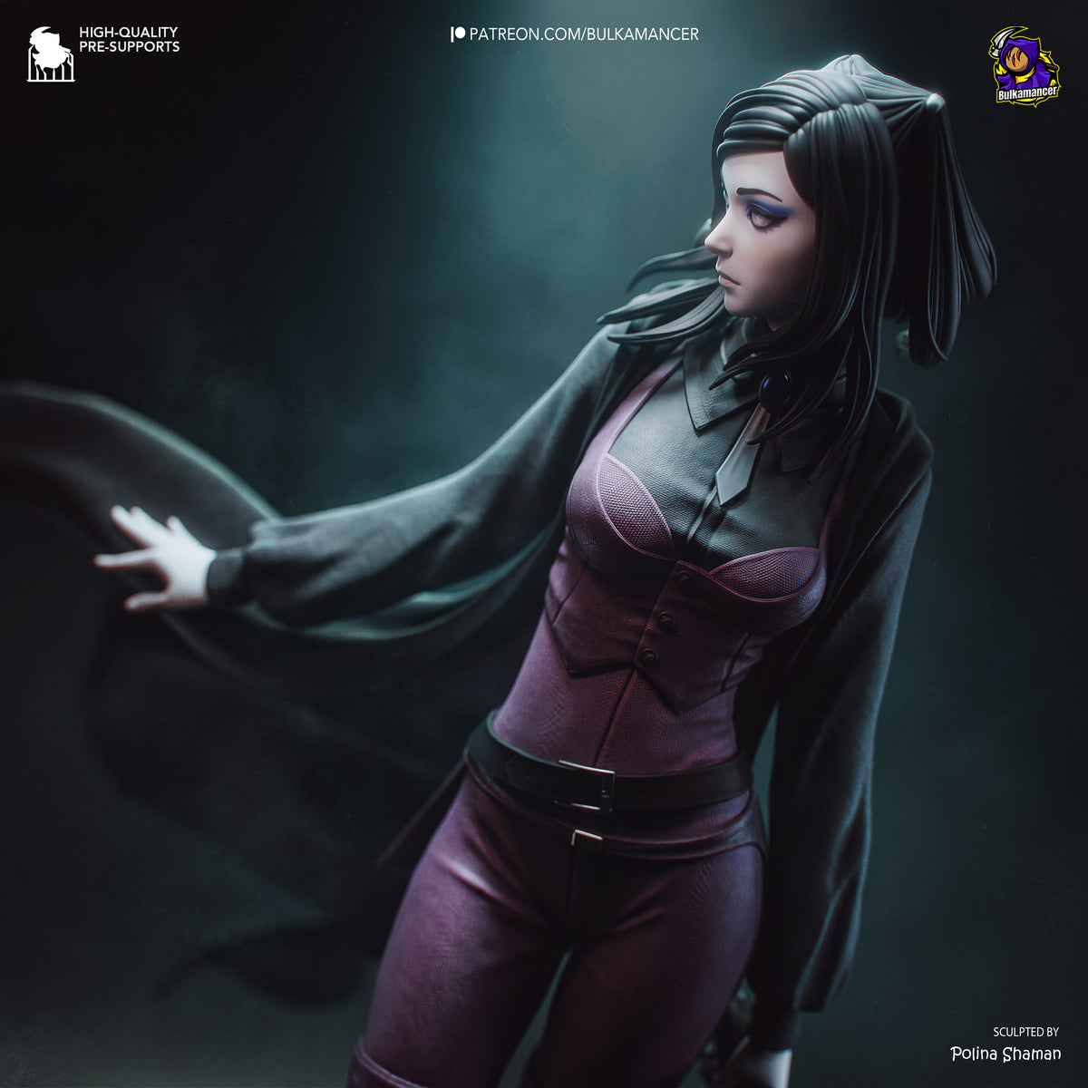 Intelligence Bureau Investigator | Resin Garage Kit Figure | Bulkamancer Sculpts