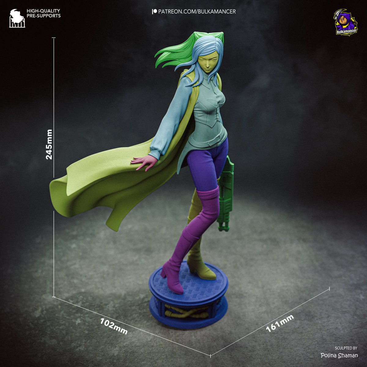 Intelligence Bureau Investigator | Resin Garage Kit Figure | Bulkamancer Sculpts