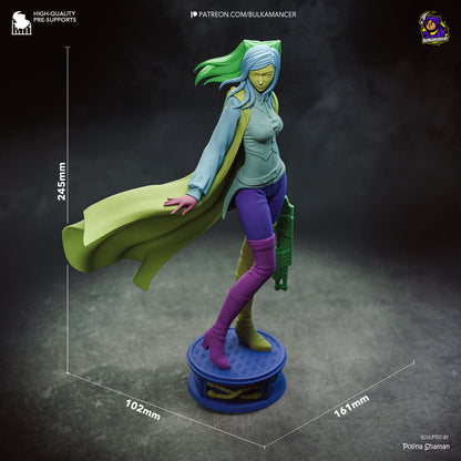 Intelligence Bureau Investigator | Resin Garage Kit Figure | Bulkamancer Sculpts