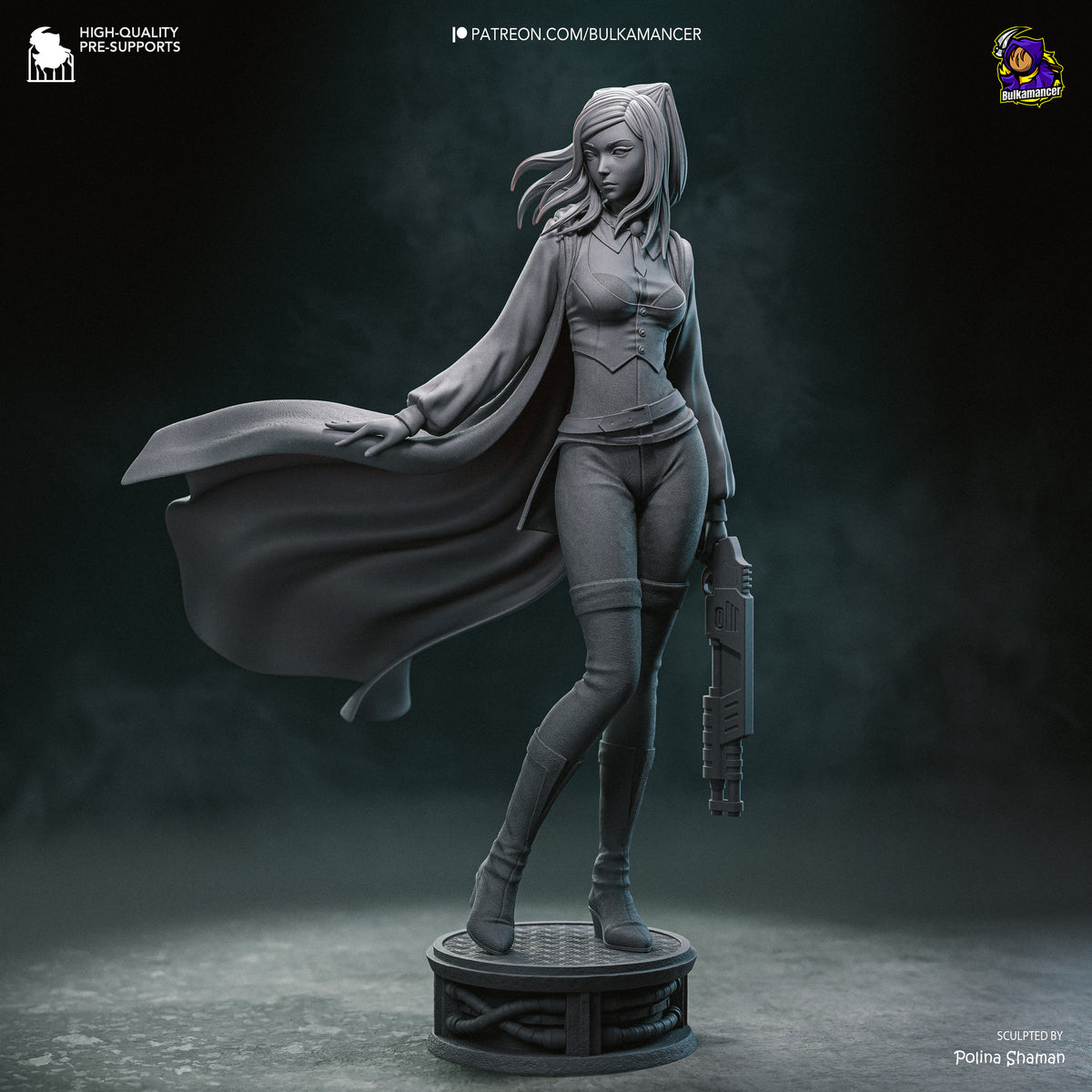 Intelligence Bureau Investigator | Resin Garage Kit Figure | Bulkamancer Sculpts