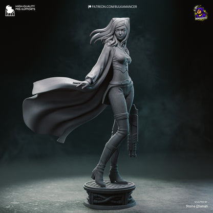 Intelligence Bureau Investigator | Resin Garage Kit Figure | Bulkamancer Sculpts