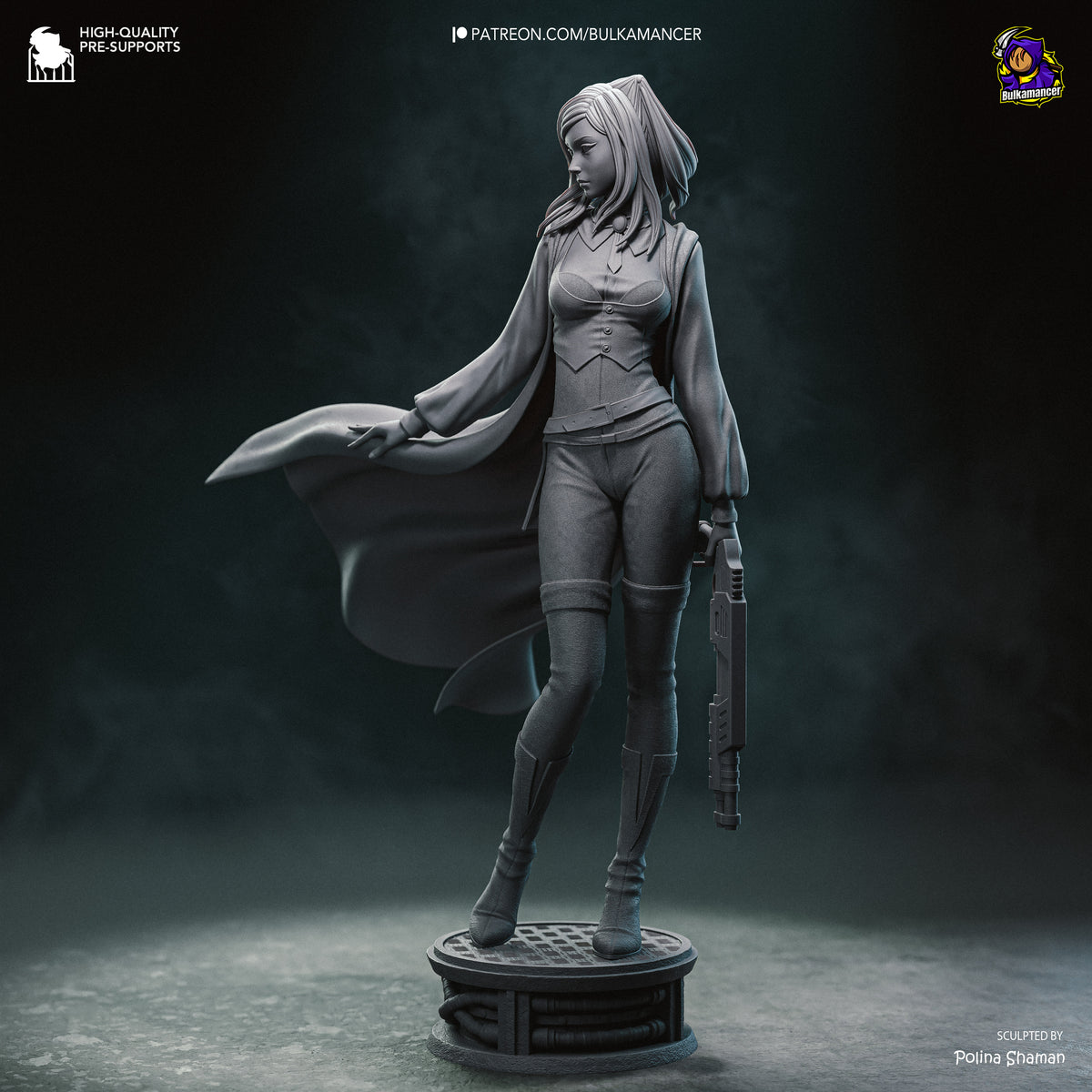 Intelligence Bureau Investigator | Resin Garage Kit Figure | Bulkamancer Sculpts