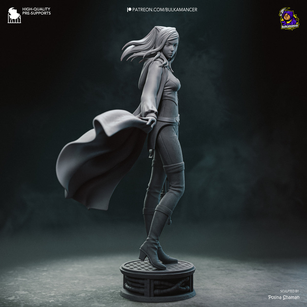 Intelligence Bureau Investigator | Resin Garage Kit Figure | Bulkamancer Sculpts