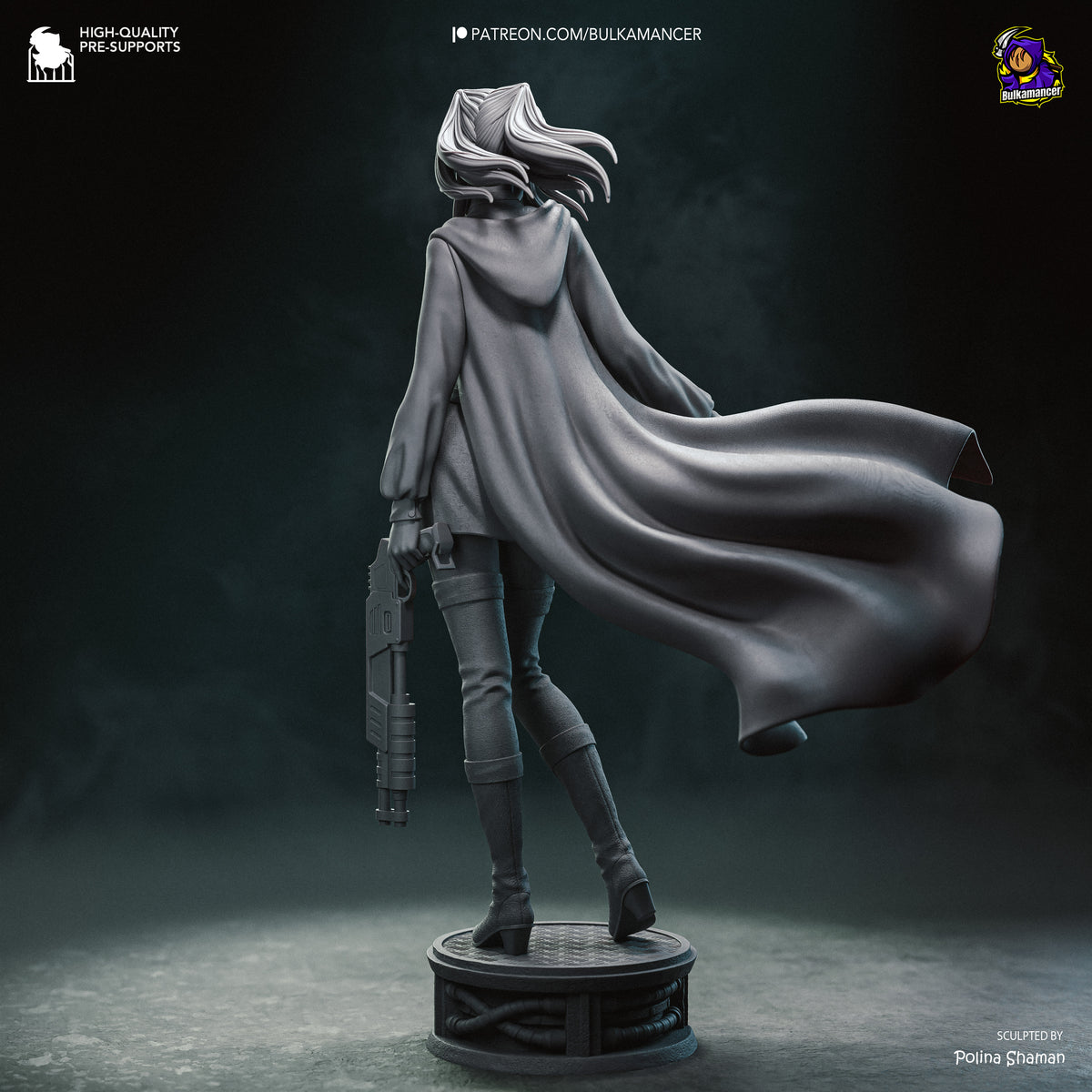 Intelligence Bureau Investigator | Resin Garage Kit Figure | Bulkamancer Sculpts