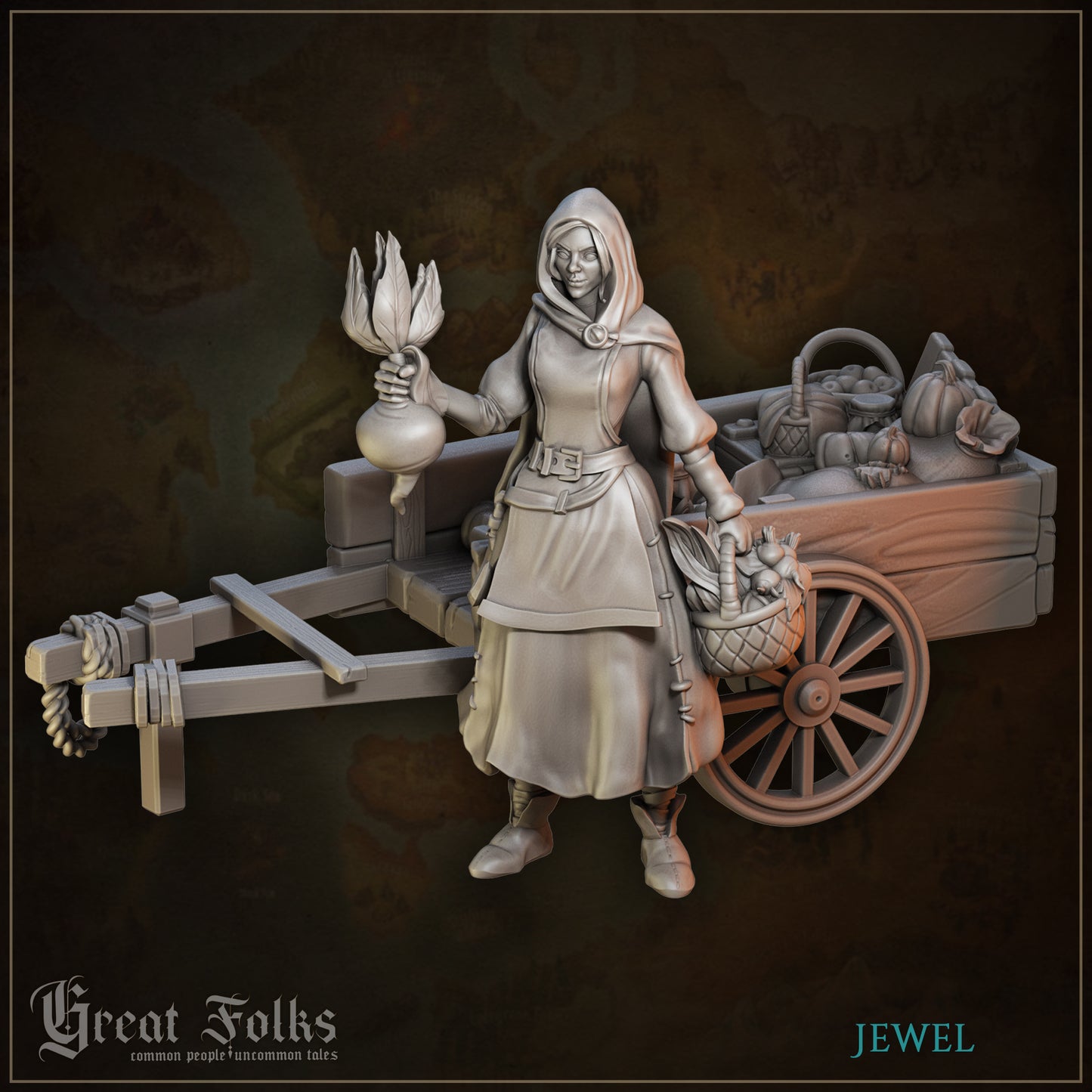 Great Folks, Part 3 | NPCs, Villagers, Nobles, Merchants, Criminals | Tabletop Gaming Miniatures Collection | Great Grimoire