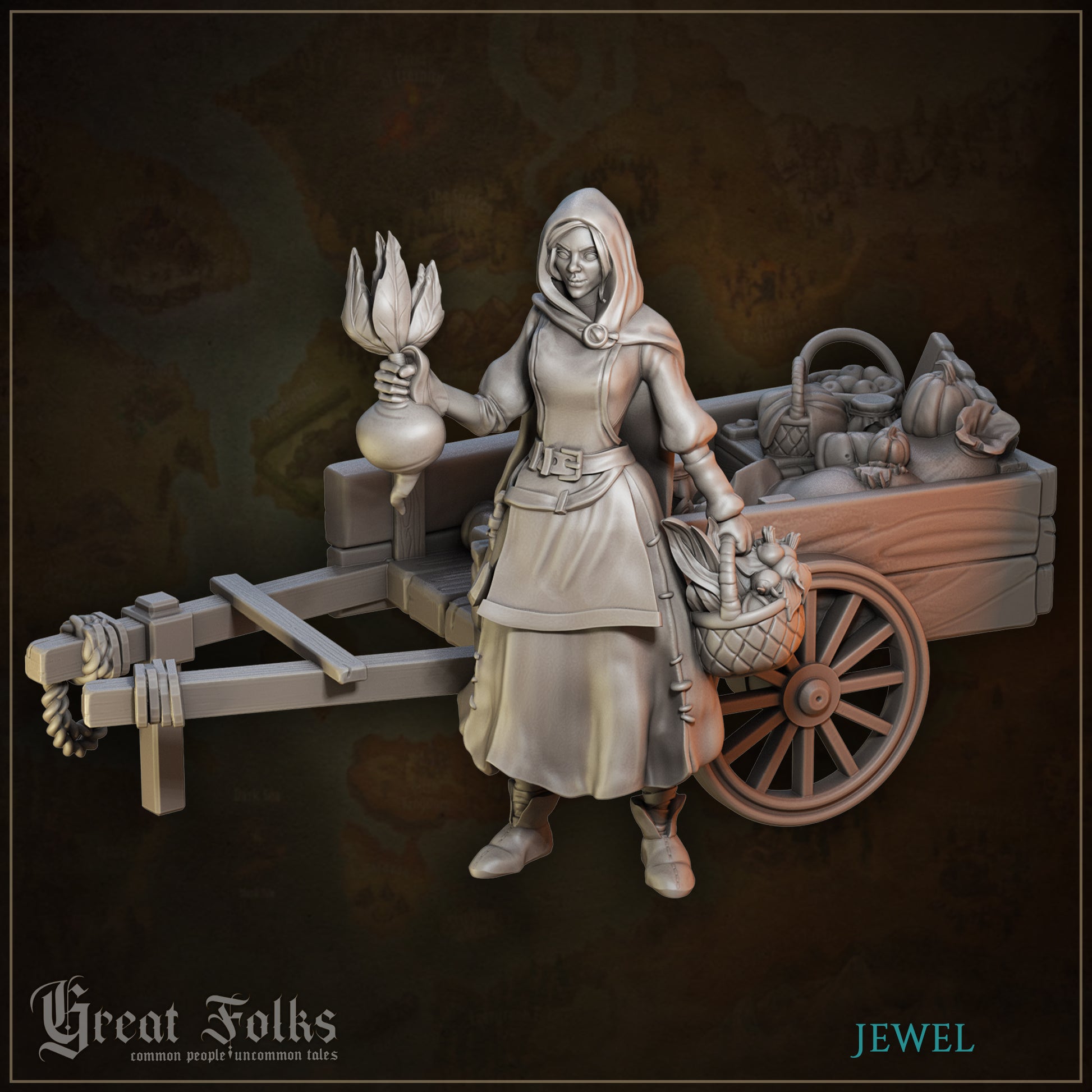 Great Folks, Part 3 | NPCs, Villagers, Nobles, Merchants, Criminals | Tabletop Gaming Miniatures Collection | Great Grimoire