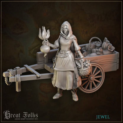 Great Folks, Part 3 | NPCs, Villagers, Nobles, Merchants, Criminals | Tabletop Gaming Miniatures Collection | Great Grimoire