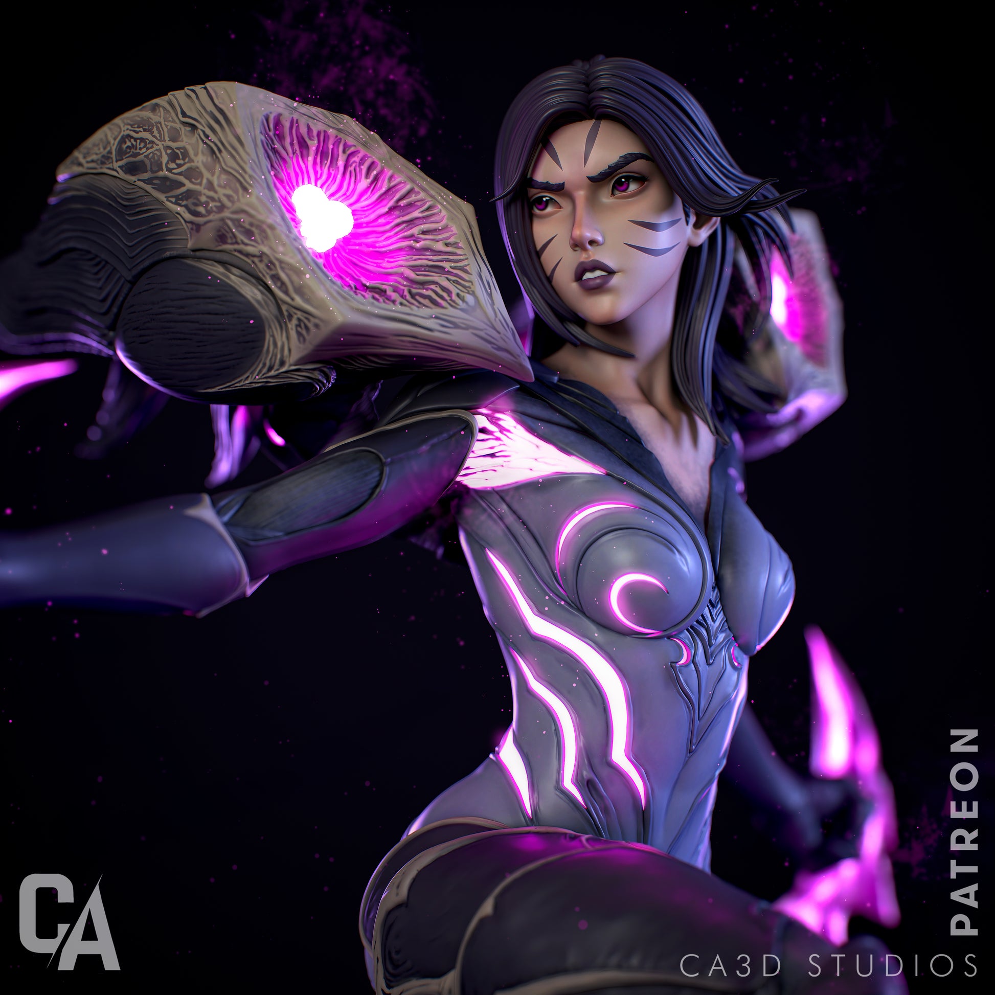 1:12 Living Weapon | 3D Printed Resin Garage Kit Figure | CA 3D Studios