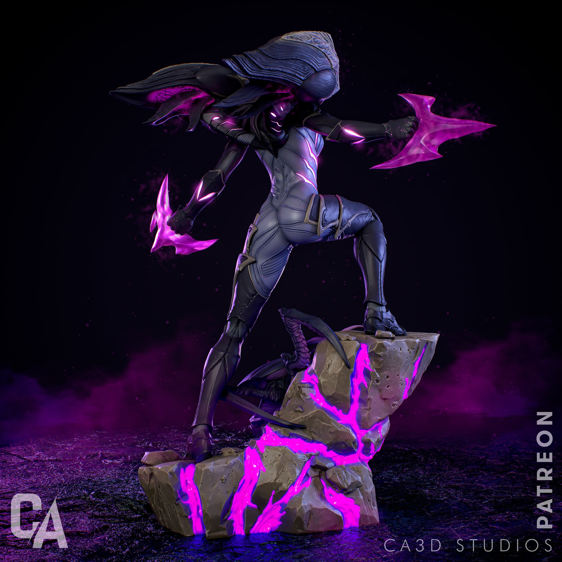1:12 Living Weapon | 3D Printed Resin Garage Kit Figure | CA 3D Studios