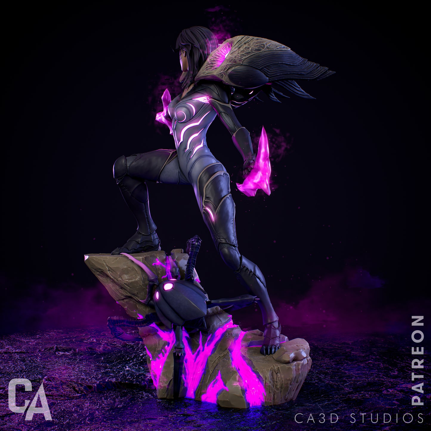 1:12 Living Weapon | 3D Printed Resin Garage Kit Figure | CA 3D Studios