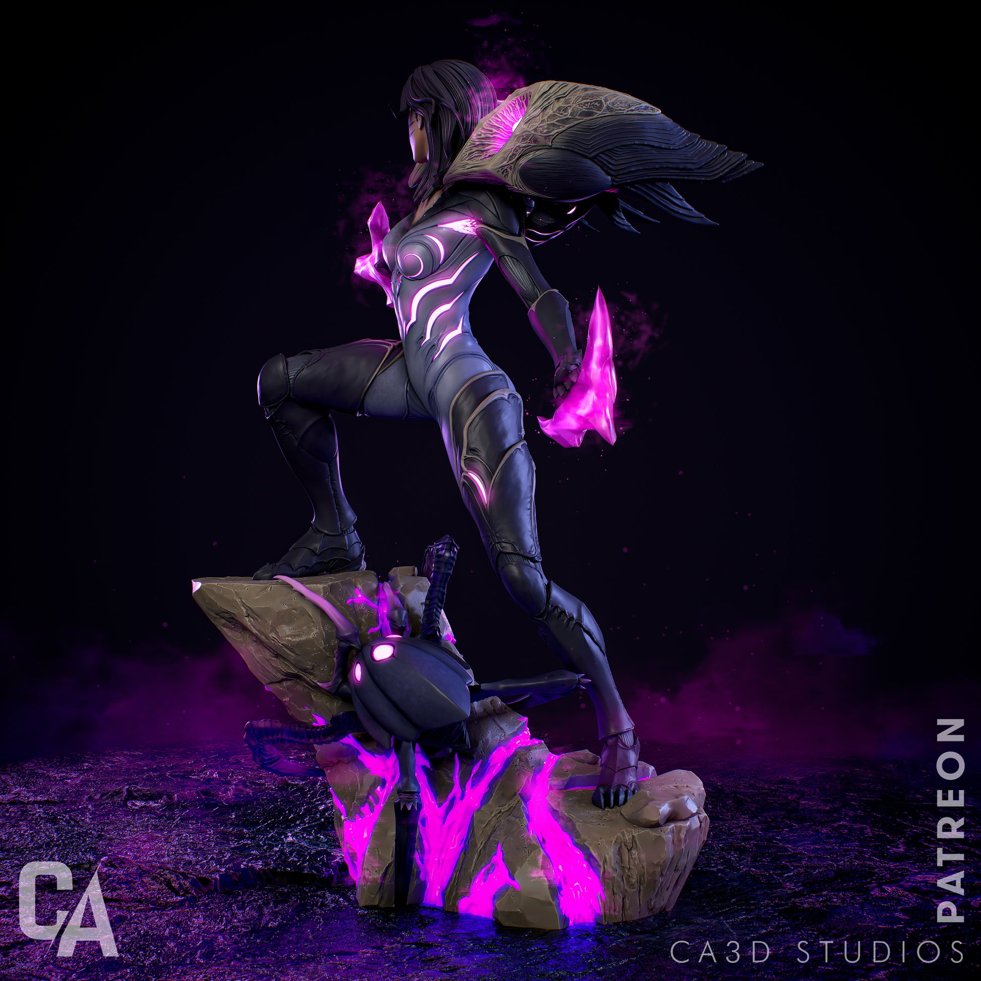 1:12 Living Weapon | 3D Printed Resin Garage Kit Figure | CA 3D Studios