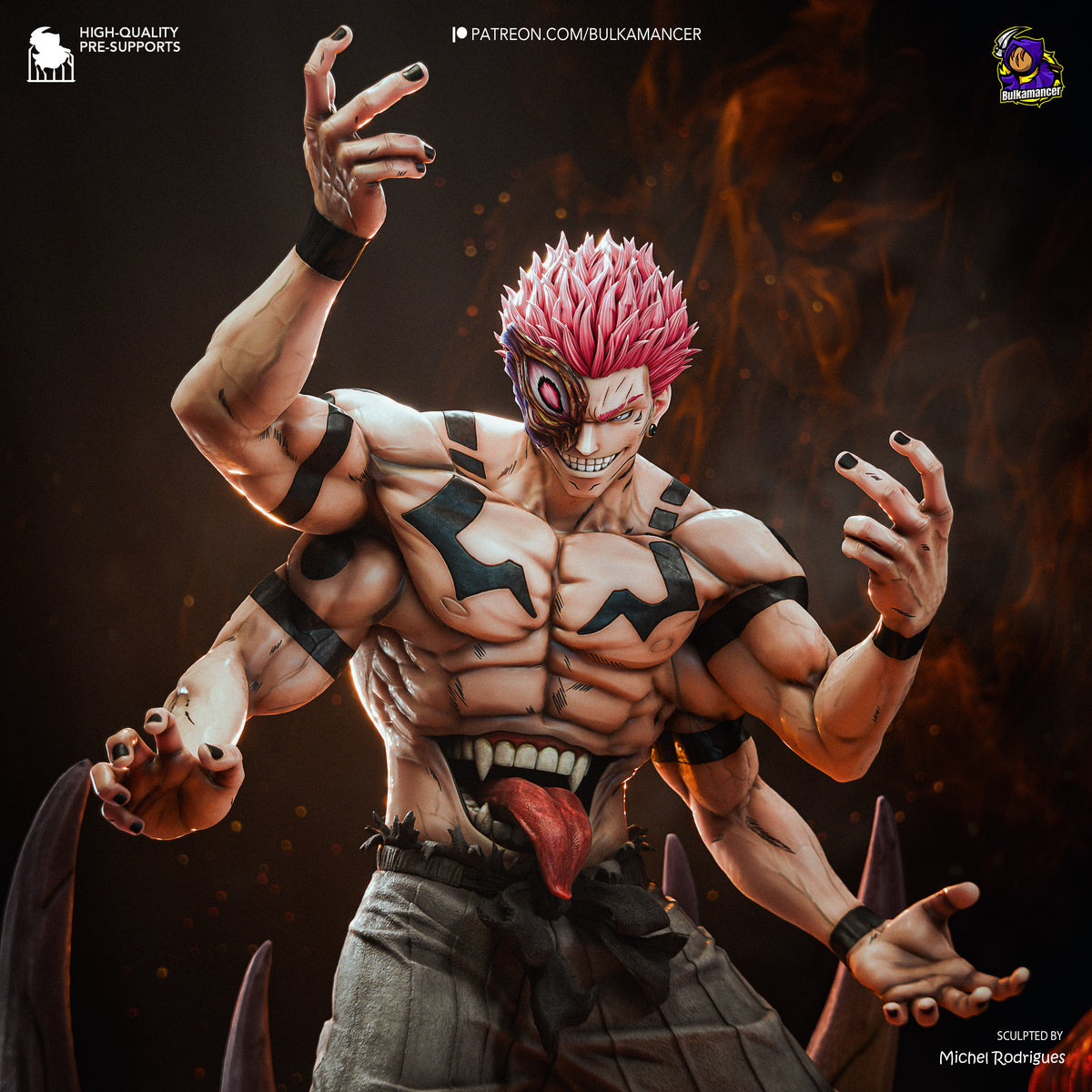 King of Curses | Resin Garage Kit Figure | Bulkamancer Sculpts
