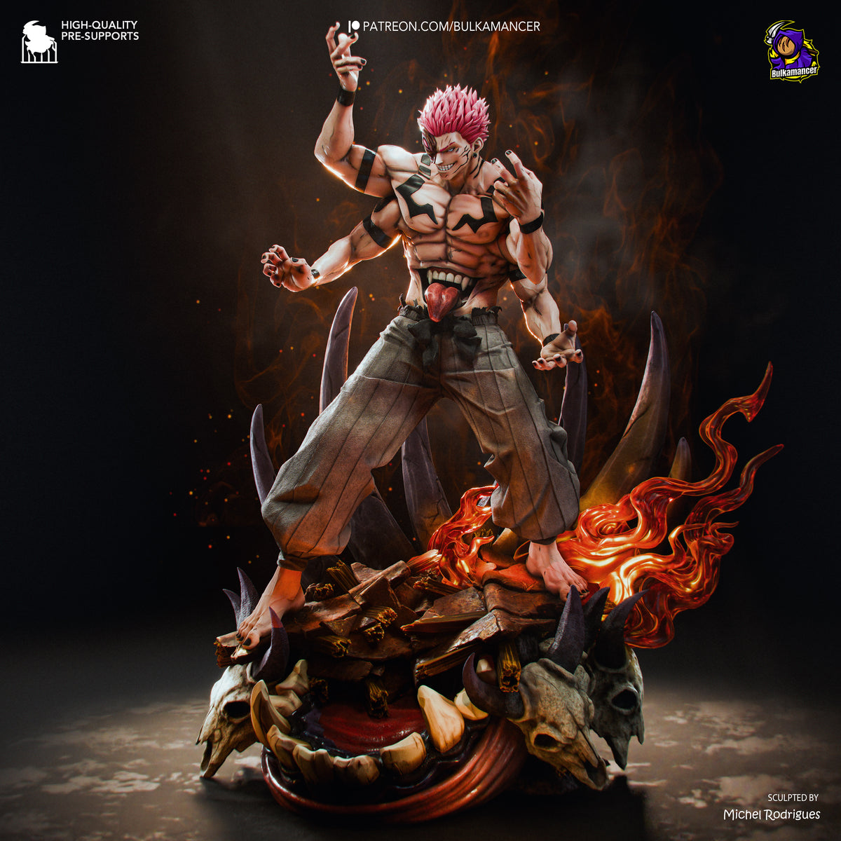 King of Curses | Resin Garage Kit Figure | Bulkamancer Sculpts