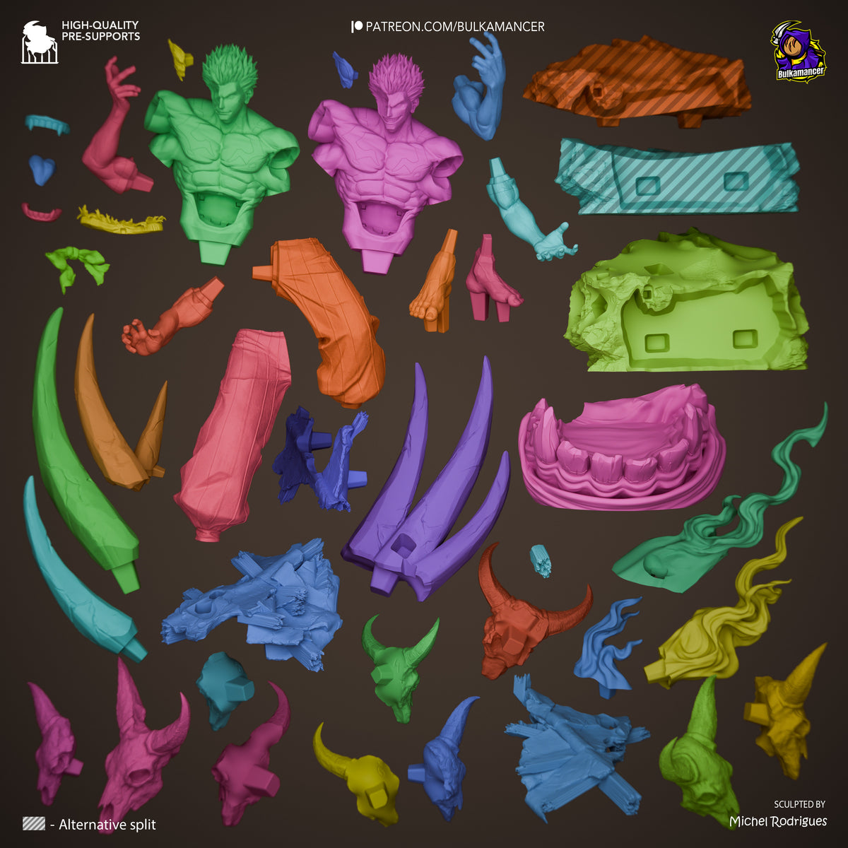 King of Curses | Resin Garage Kit Figure | Bulkamancer Sculpts