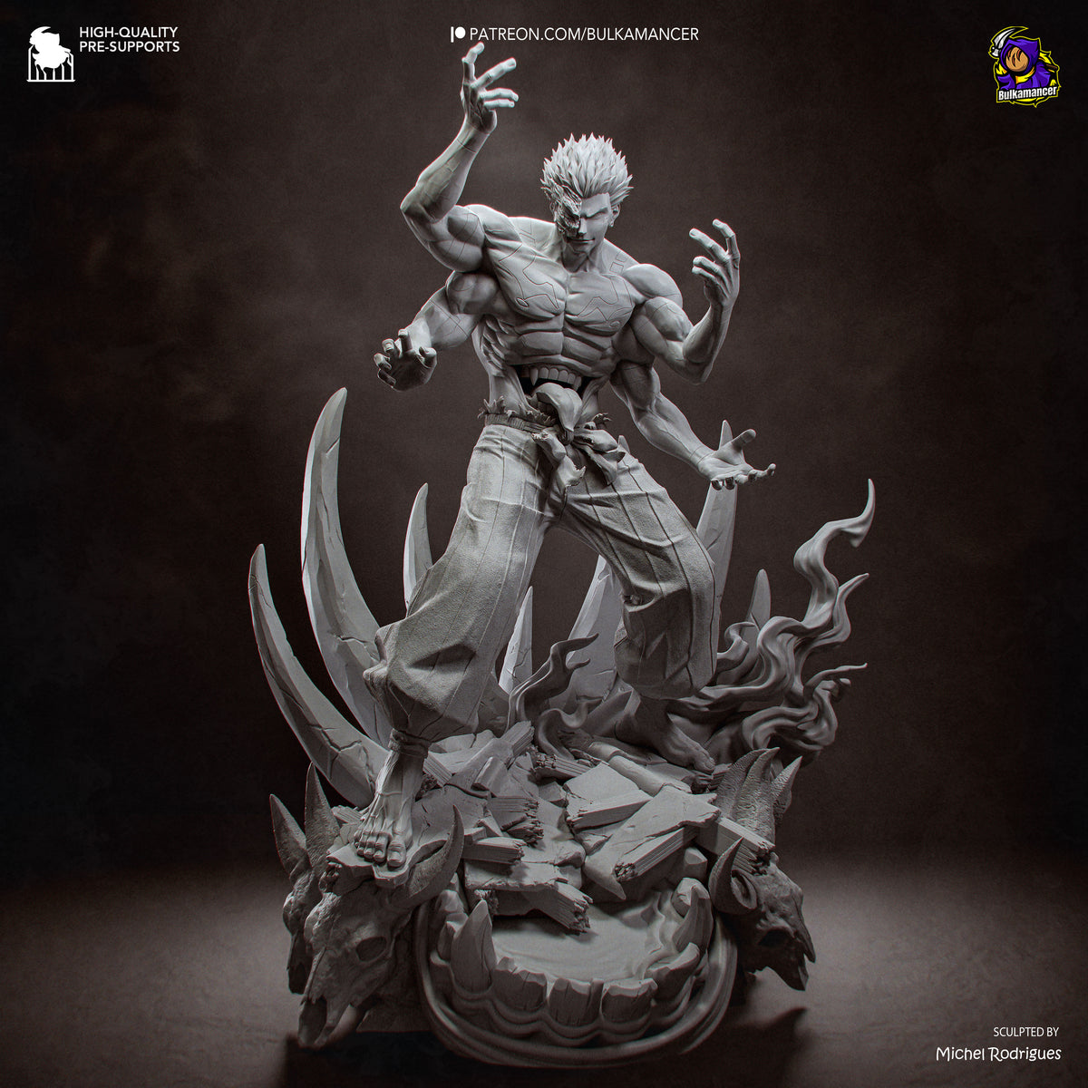 King of Curses | Resin Garage Kit Figure | Bulkamancer Sculpts