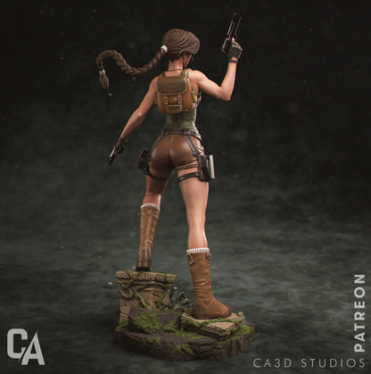 1:12 Ruins Explorer Heroine | 3D Printed Resin Garage Kit Figure | CA 3D Studios