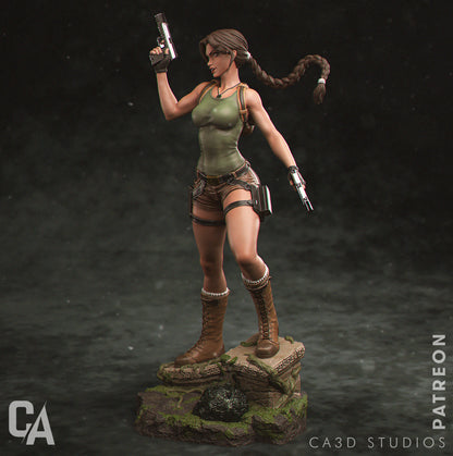 1:12 Ruins Explorer Heroine | 3D Printed Resin Garage Kit Figure | CA 3D Studios