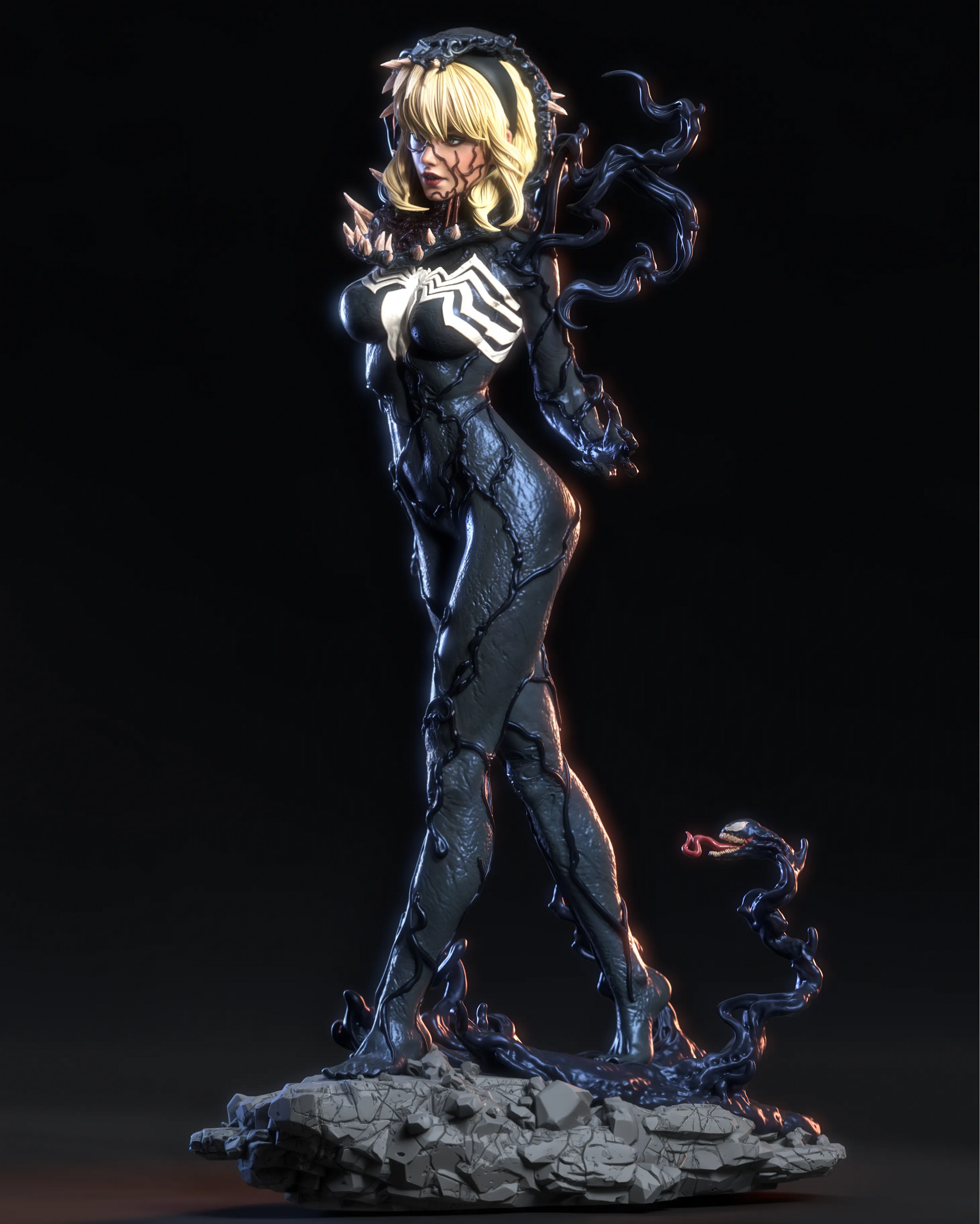 1:12 Venomous Grace | 3D Printed Resin Garage Kit Figure | CA 3D Studios