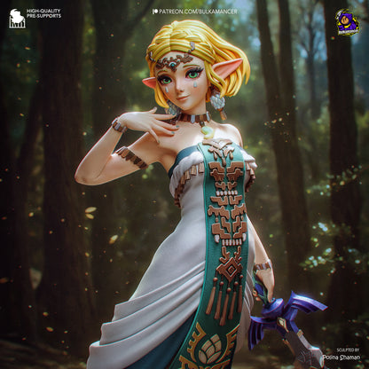 Linked Princess | Resin Garage Kit Figure | Bulkamancer Sculpts