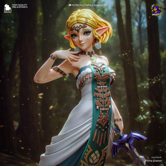 Linked Princess | Resin Garage Kit Figure | Bulkamancer Sculpts