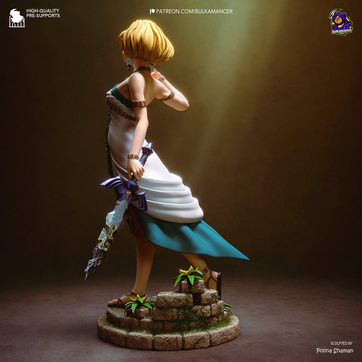 Linked Princess | Resin Garage Kit Figure | Bulkamancer Sculpts