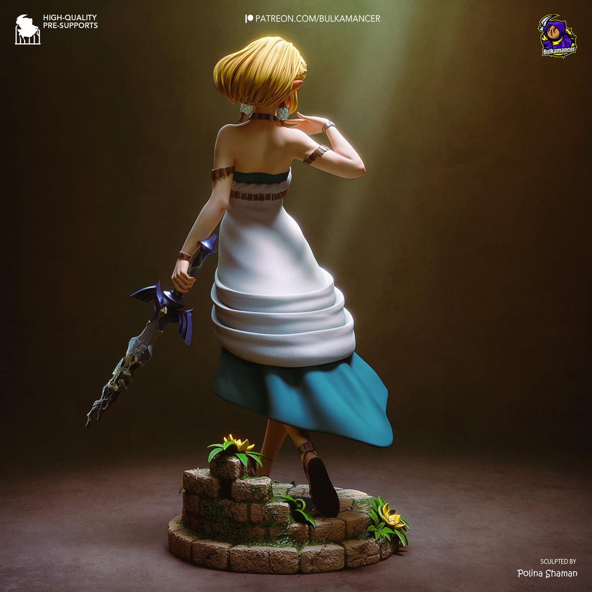 Linked Princess | Resin Garage Kit Figure | Bulkamancer Sculpts