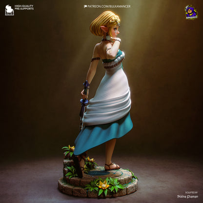 Linked Princess | Resin Garage Kit Figure | Bulkamancer Sculpts