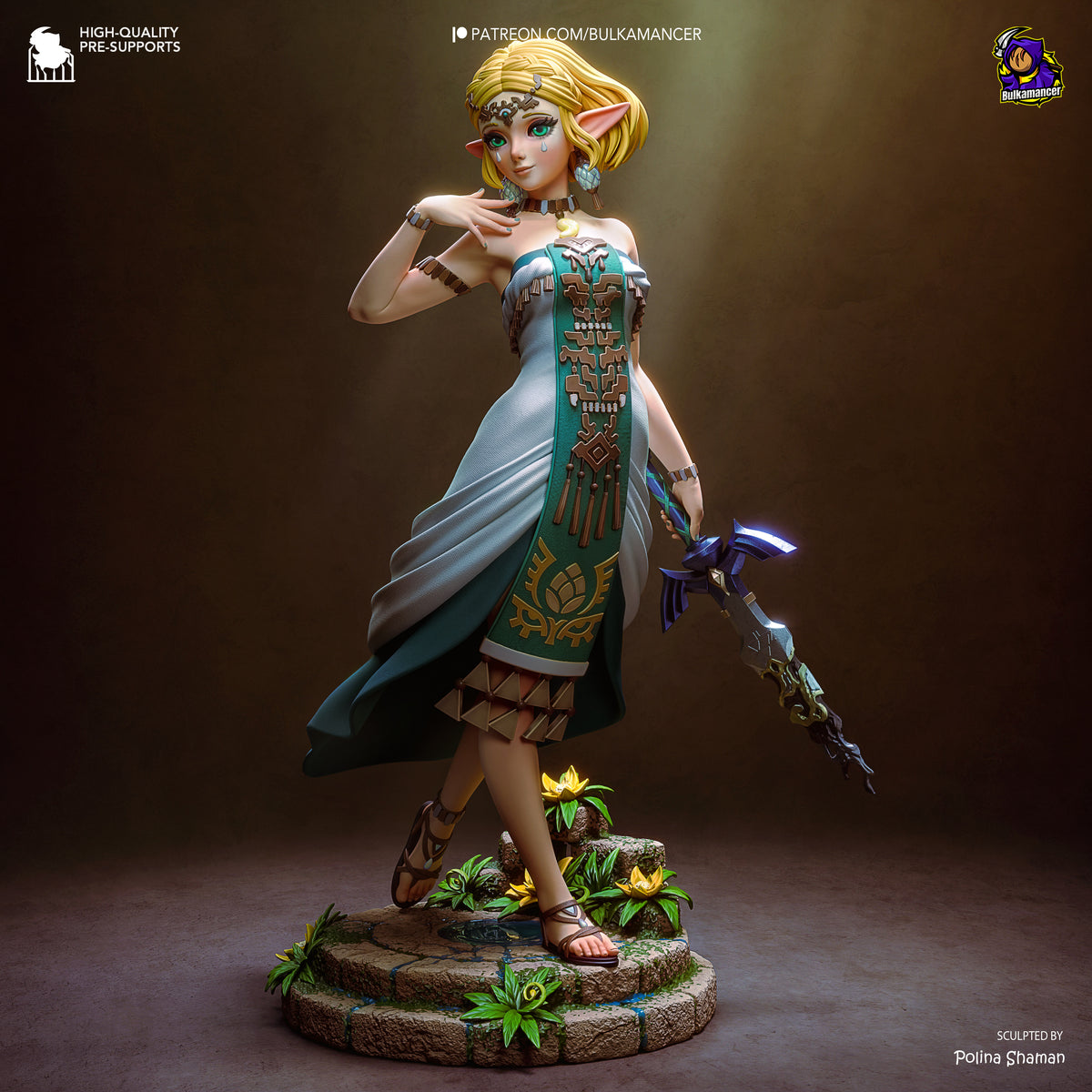 Linked Princess | Resin Garage Kit Figure | Bulkamancer Sculpts